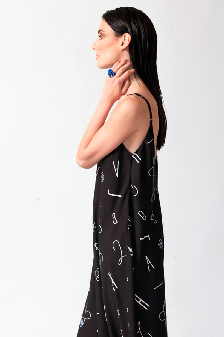 ALPHABET LONG DRESS