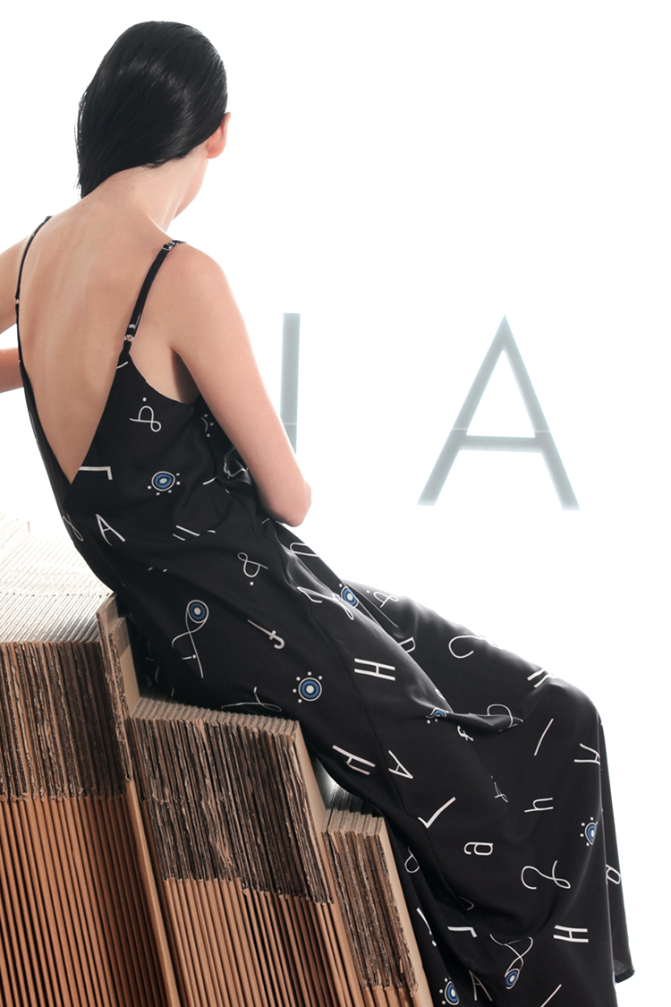 ALPHABET LONG DRESS