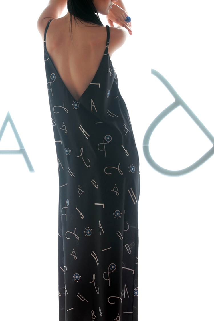 ALPHABET LONG DRESS