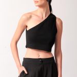 ONE SHOULDER CROP TOP