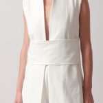 LONG BLOUSE WITH V