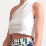 ONE SHOULDER CROP TOP