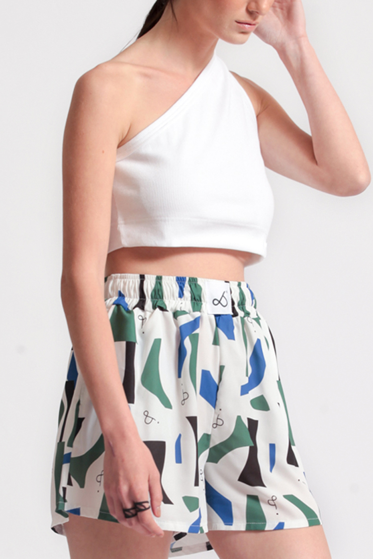 ONE SHOULDER CROP TOP