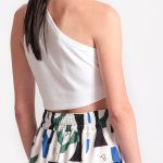 ONE SHOULDER CROP TOP