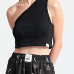 ONE SHOULDER CROP TOP