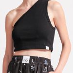 ONE SHOULDER CROP TOP