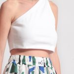 ONE SHOULDER CROP TOP