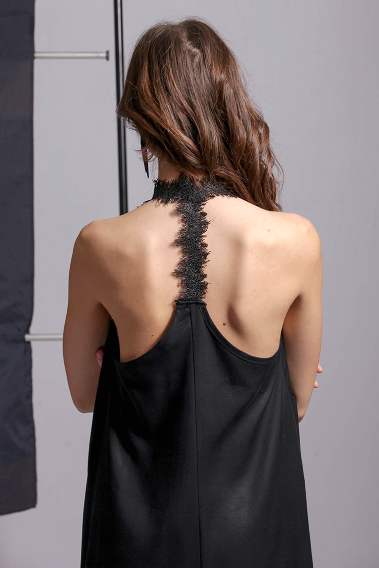 MAXI DRESS WITH LACE