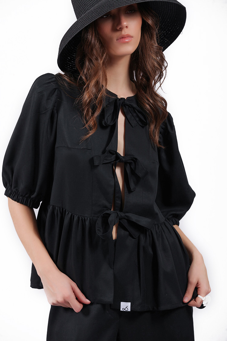 TIE FRONT DETAIL TOP