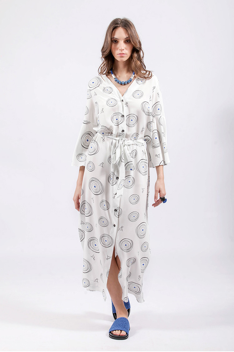 MAXI SEMIZIE EYE ON FASHION DRESS