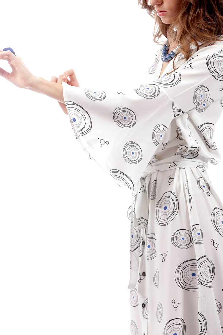 MAXI SEMIZIE EYE ON FASHION DRESS