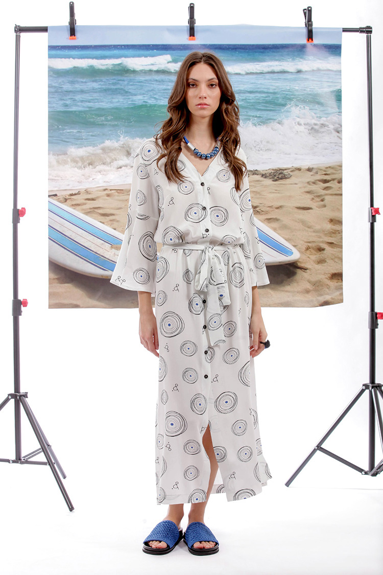 MAXI SEMIZIE EYE ON FASHION DRESS