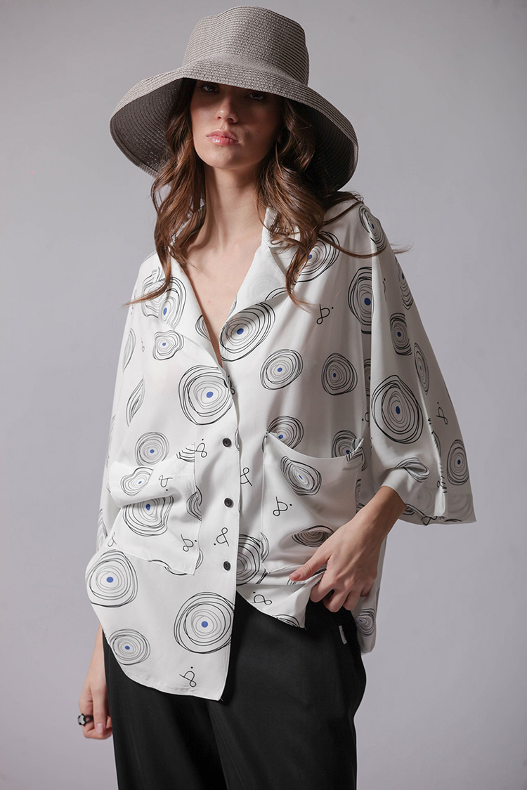 EYE ON FASHION SHIRT WITH POCKETS