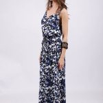 BUTTON-DOWN LONG DRESS WITH BELT