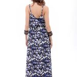 BUTTON-DOWN LONG DRESS WITH BELT