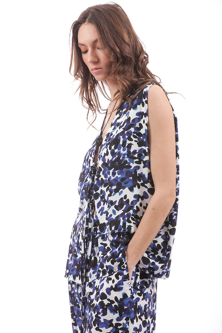 TIE FRONT LOOSE TOP