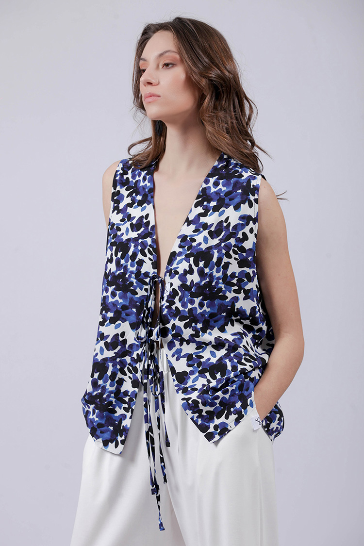 TIE FRONT LOOSE TOP