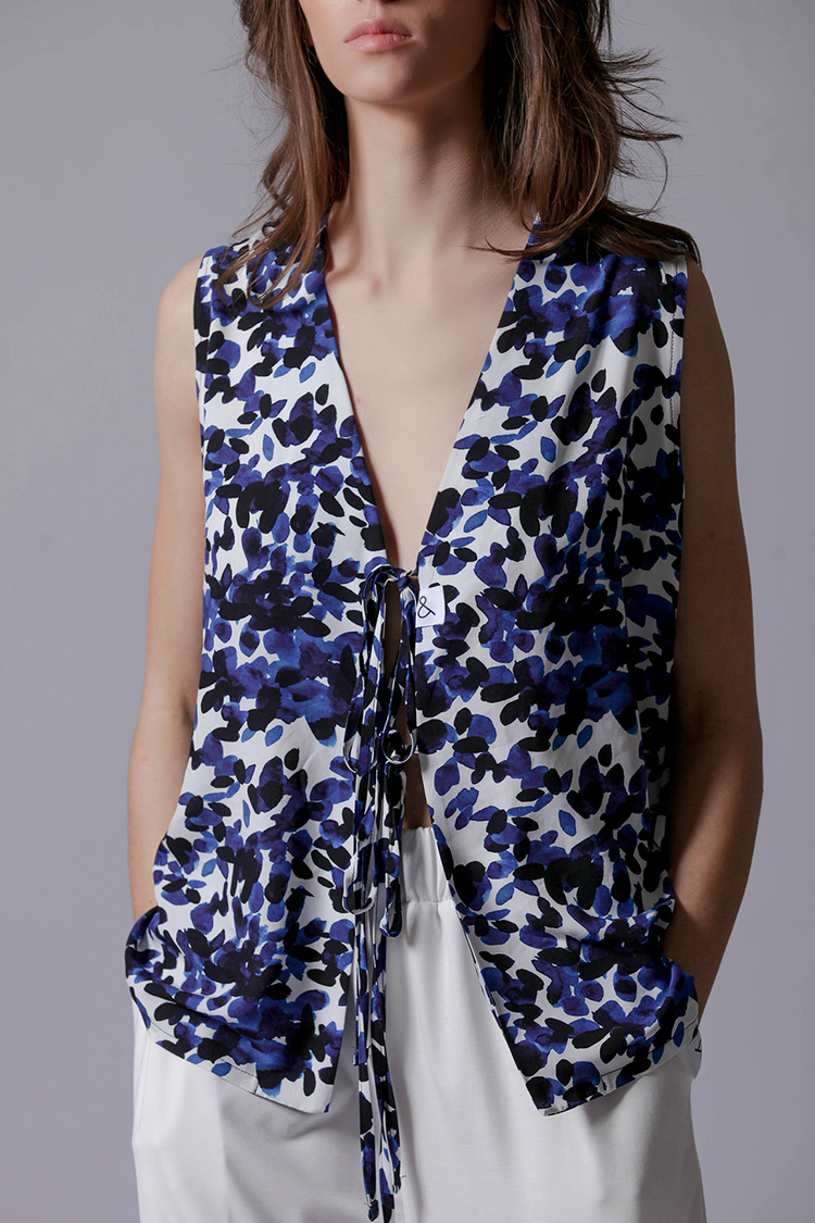 TIE FRONT LOOSE TOP