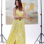 BUTTON-DOWN LONG DRESS WITH BELT