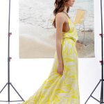 BUTTON-DOWN LONG DRESS WITH BELT