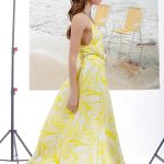 BUTTON-DOWN LONG DRESS WITH BELT