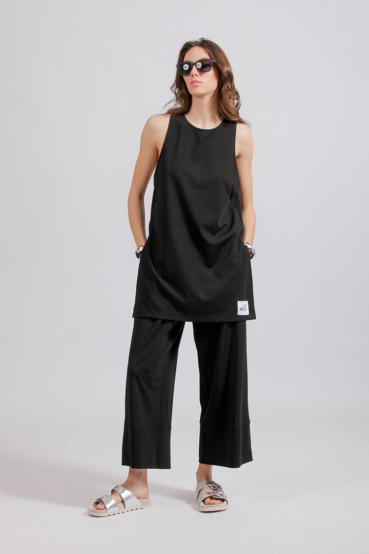 WIDE LEG ZIP CULLOTES