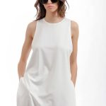 LONG TOP WITH SLITS WHITE