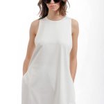 LONG TOP WITH SLITS WHITE