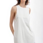 LONG TOP WITH SLITS WHITE